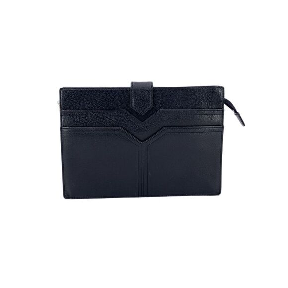 Yves Saint Laurent Vintage Leather Clutch Bag - Picture 1 of 6